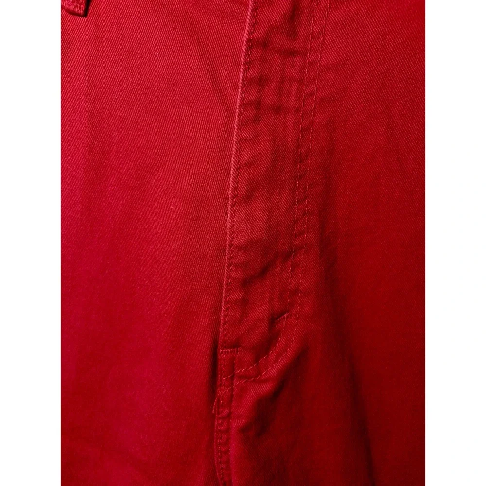 Levis 569 Loose Straight Red Denim Shorts Mens 34 Relaxed Fit Streetwear Skate